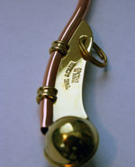 Silver & Gold plated whistles