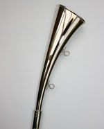 Brass hunting horn 
