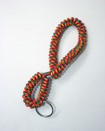 Curly wrist lanyard