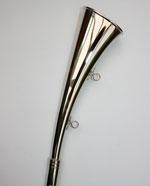 Brass hunting horn 