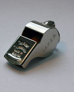 Metal whistle stamping