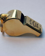 Brass Thunderer whistle large