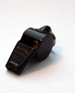 Black Metal Thunderer Whistle - Small