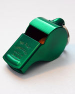 Coloured Metal Thunderer Whistles